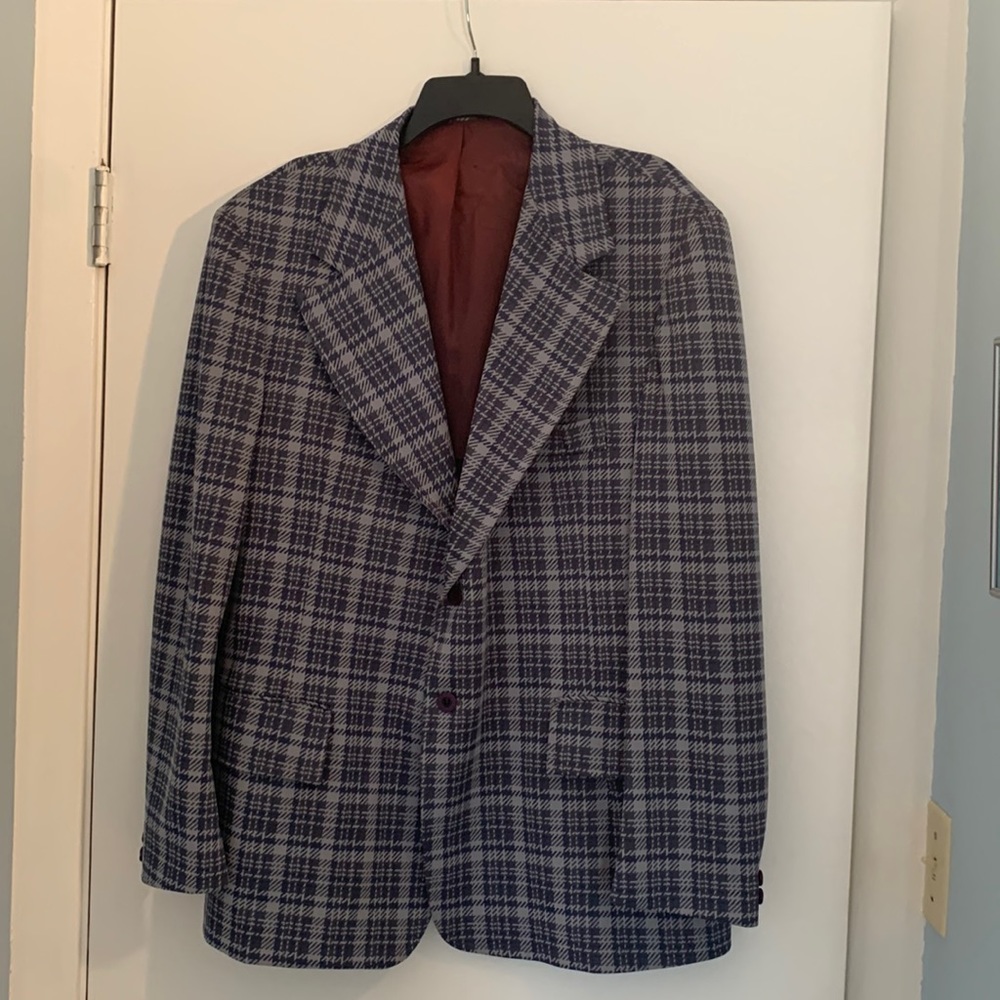 Vintage Plaid Sport Coat